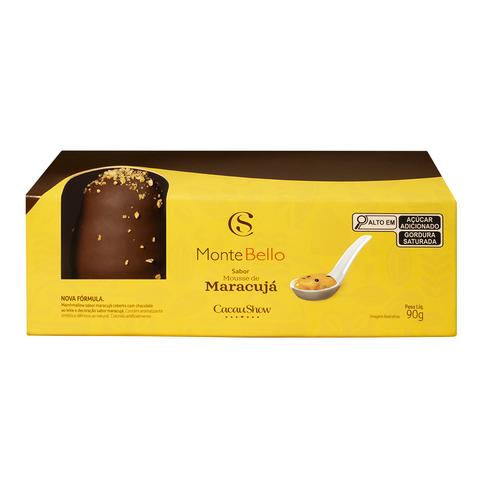 Marshmallow MonteBello Mousse de Maracujá 90g