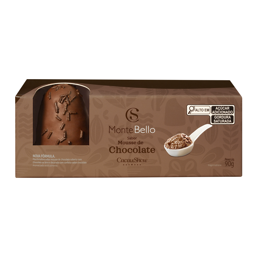 Marshmallow MonteBello Mousse de Chocolate 90g