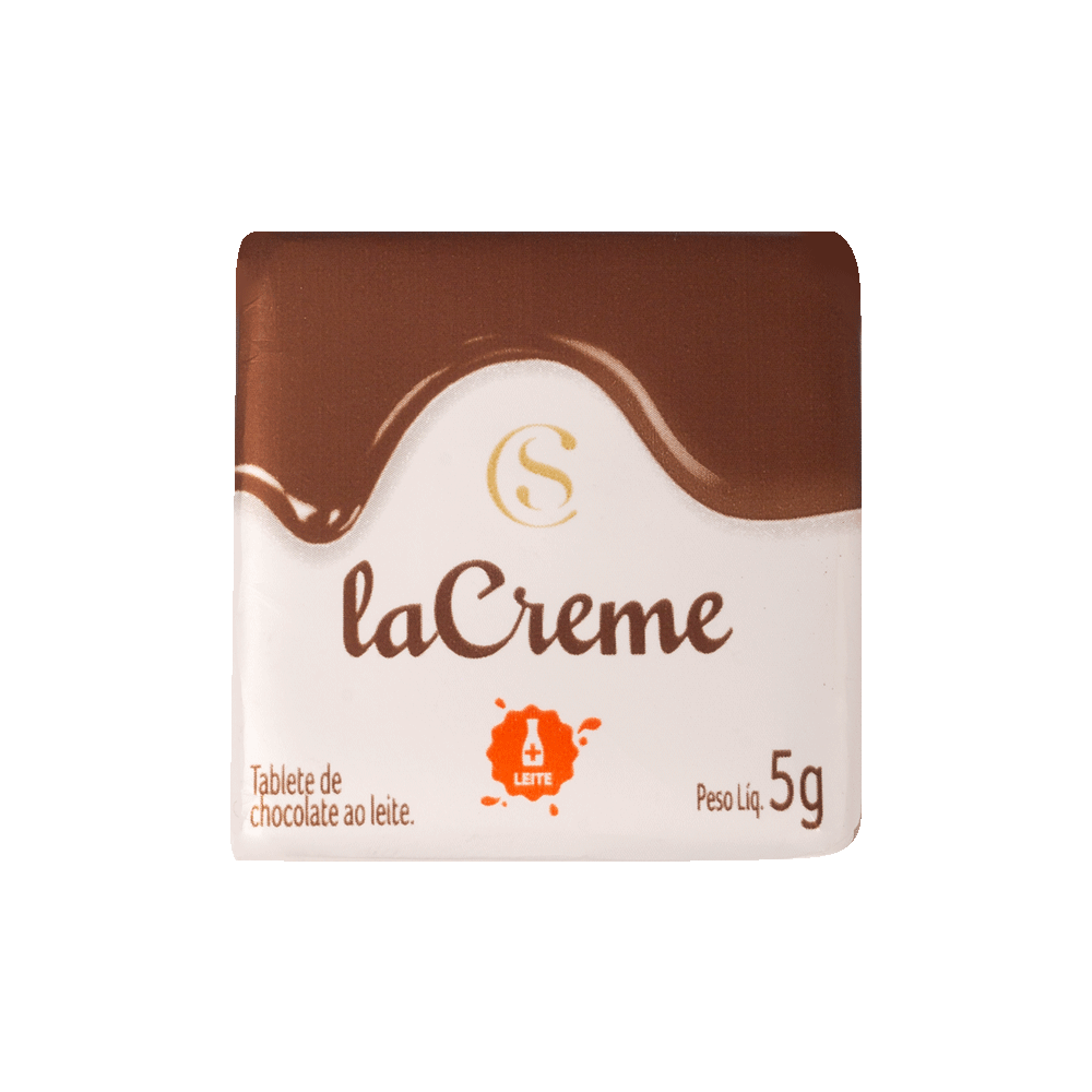 Tablete laCreme de Chocolate ao Leite 5g