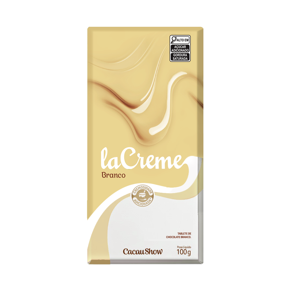 Tablete laCreme de Chocolate Branco 100g