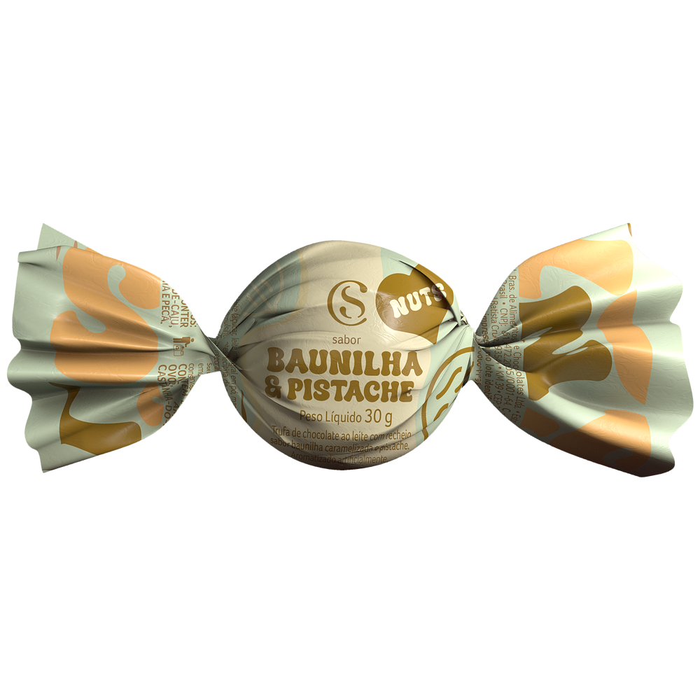 Trufa Pistache e Baunilha 30g