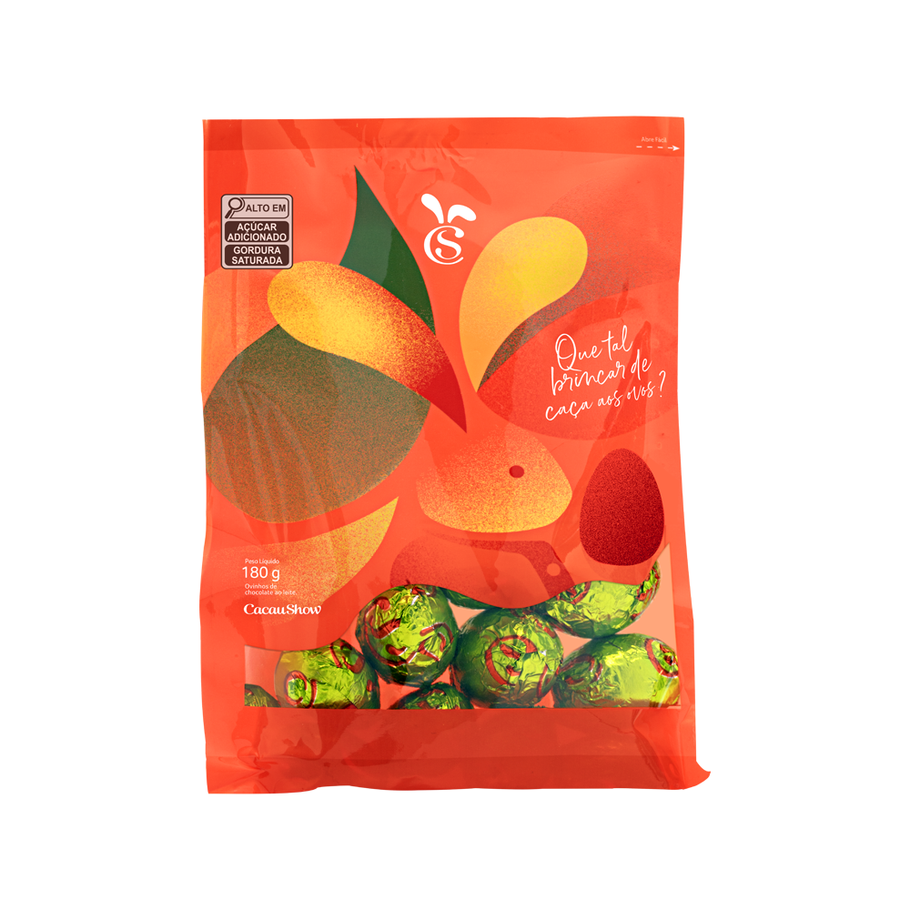 Mini Ovinhos Cacau Magia ao Leite 180g