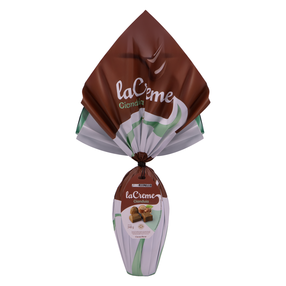 Ovo de Páscoa laCreme Gianduia 348g