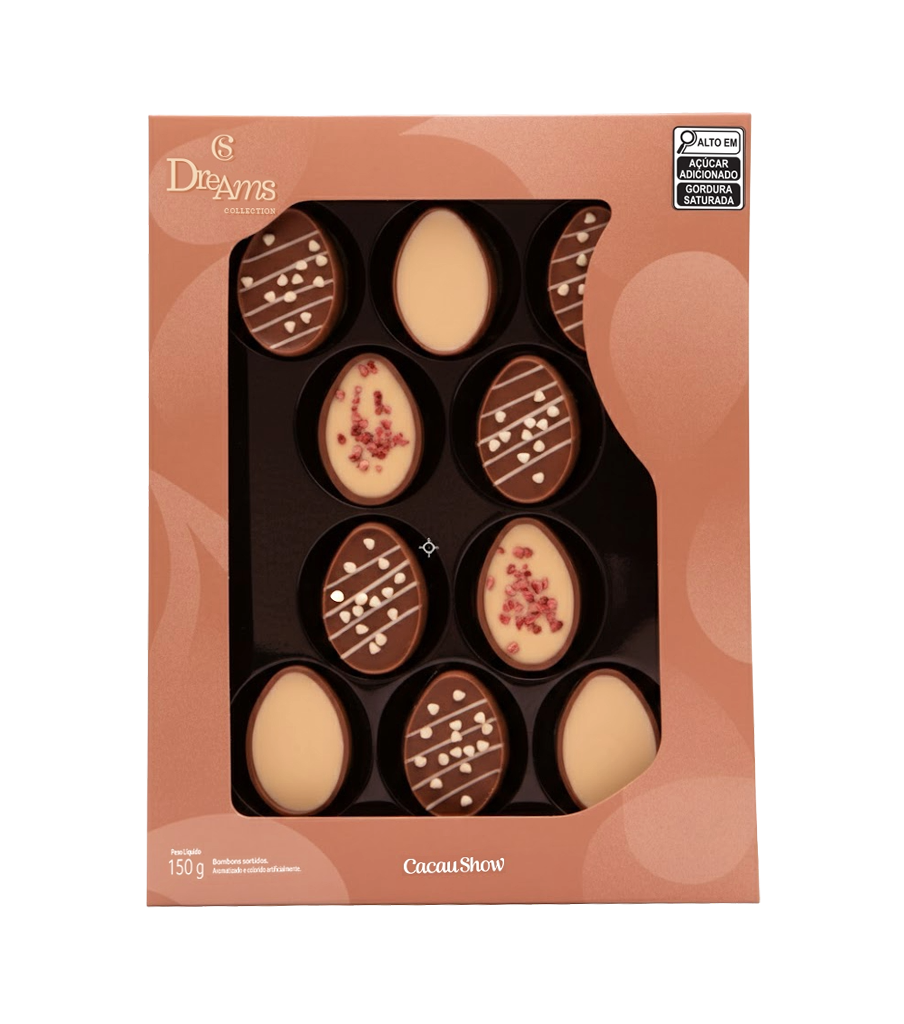 Caixa de Bombons Dreams 150g