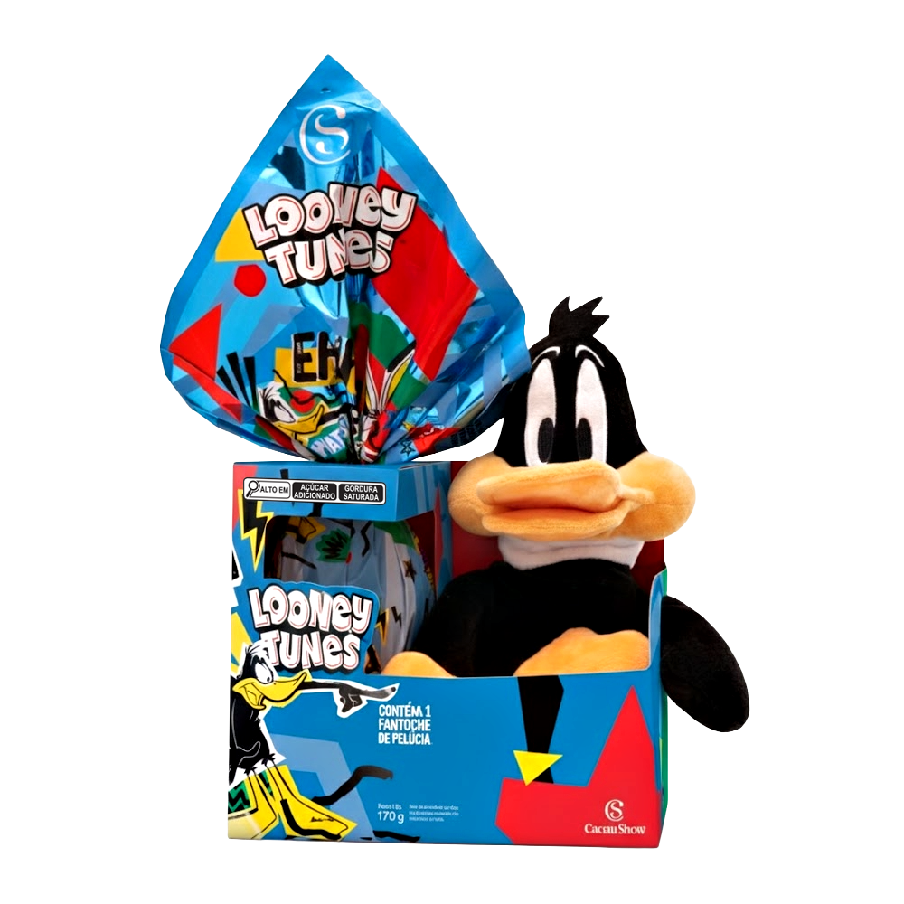 Ovo de Páscoa ao Leite Fantoche Patolino Looney Tunes 170g