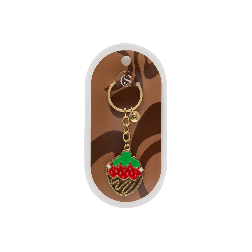 Chaveiro de Morango Cacau Show